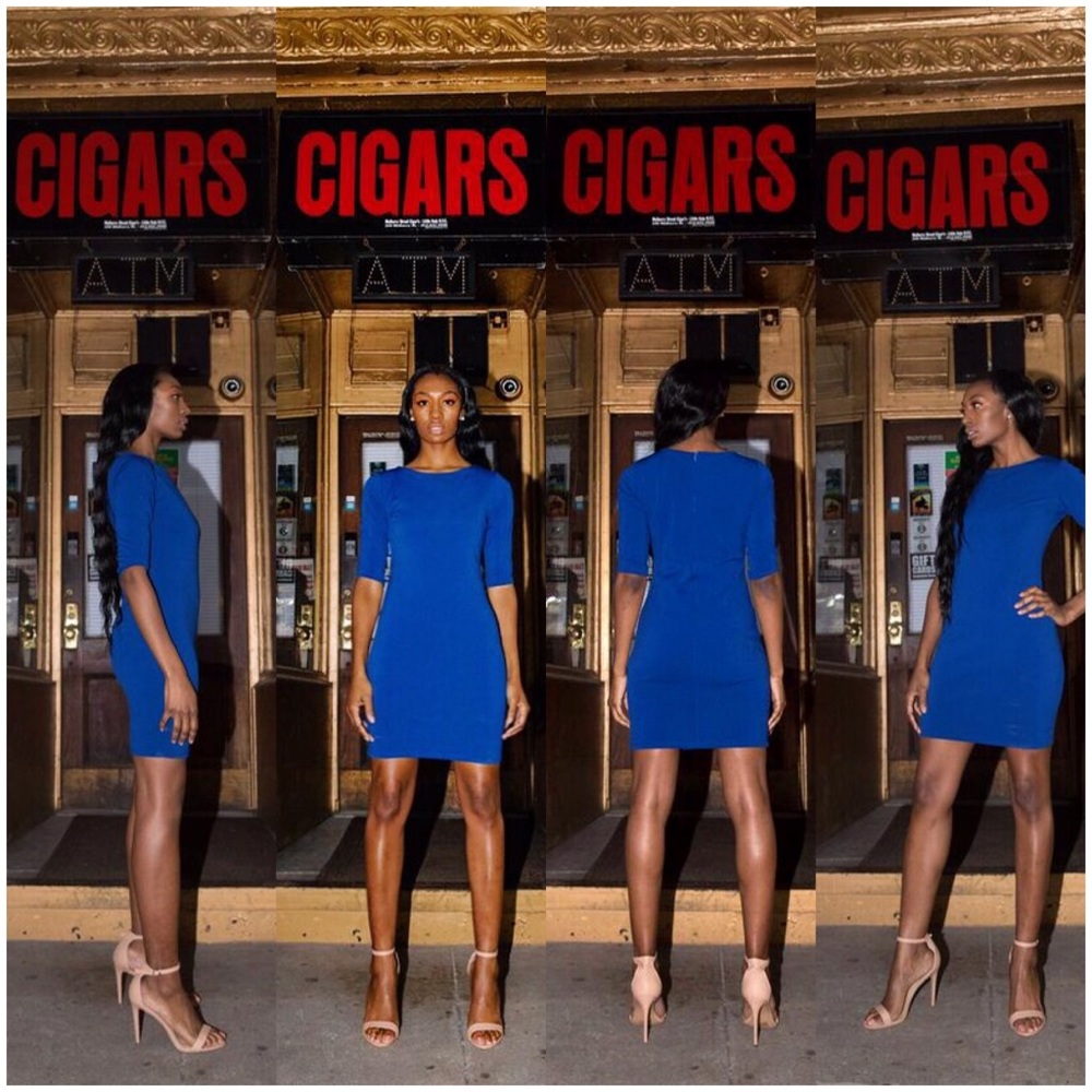Blue Party Dress